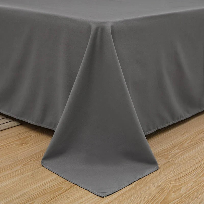 Drap Housse - LinoSoftSheet™ - Gris Foncé - Comptoir du LIT