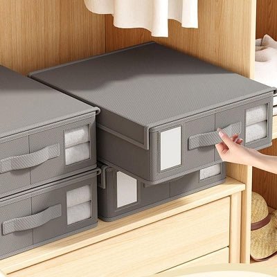 BOITE DE RANGEMENT - NewStorageBox™ - Gris - Comptoir du LIT