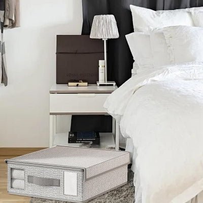 BOITE DE RANGEMENT - NewStorageBox™ - Gris clair - Comptoir du LIT