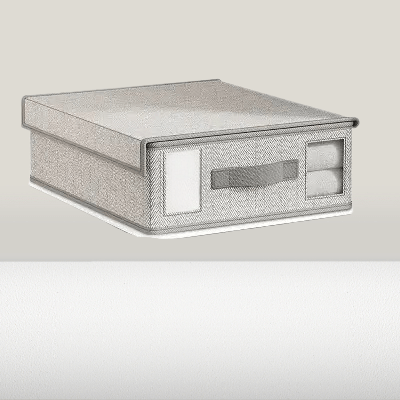 BOITE DE RANGEMENT - NewStorageBox™ - Gris clair - Comptoir du LIT