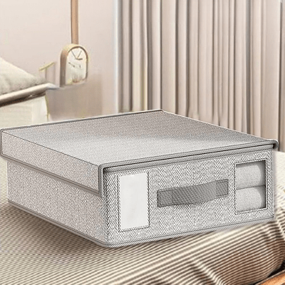 BOITE DE RANGEMENT - NewStorageBox™ - Gris clair - Comptoir du LIT