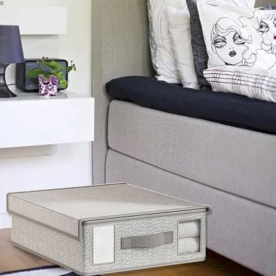 BOITE DE RANGEMENT - NewStorageBox™ - Gris clair - Comptoir du LIT