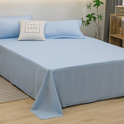 Drap Housse - LinoSoftSheet™ - Bleu Ciel - Comptoir du LIT