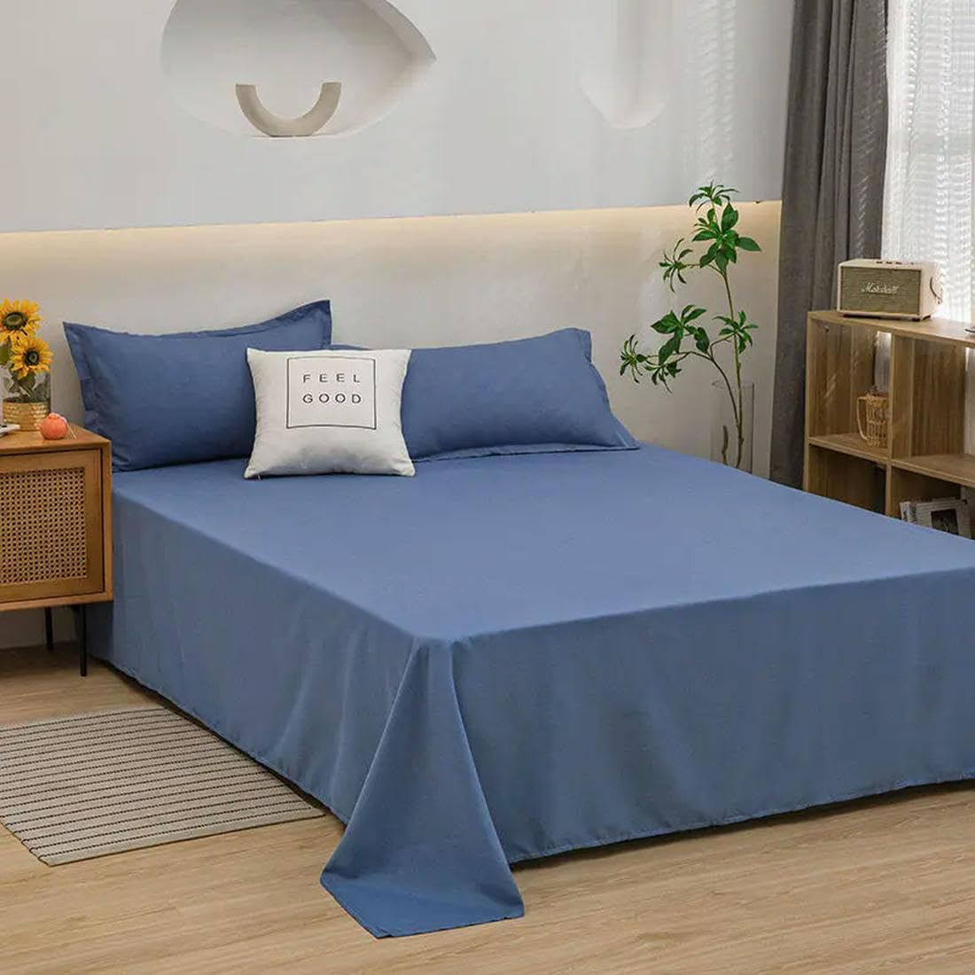 Drap Housse - LinoSoftSheet™ - Bleu Marine - Comptoir du LIT
