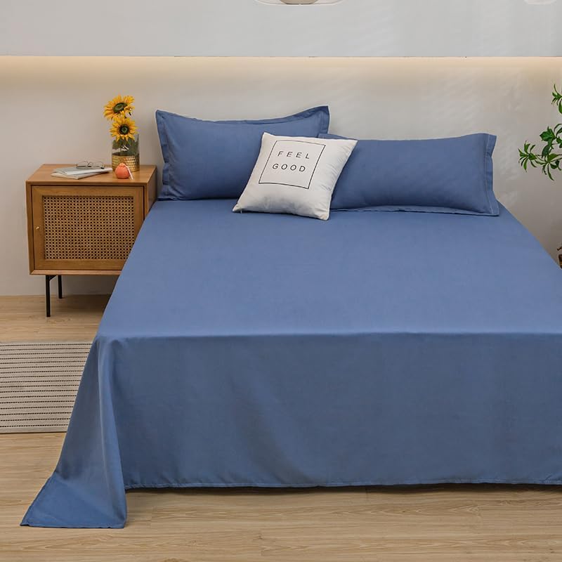 Drap Housse - LinoSoftSheet™ - Bleu Marine - Comptoir du LIT