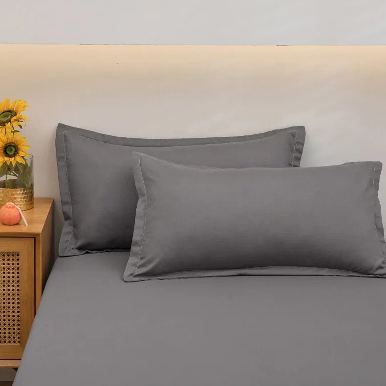 Drap Housse - LinoSoftSheet™ - Gris Foncé - Comptoir du LIT