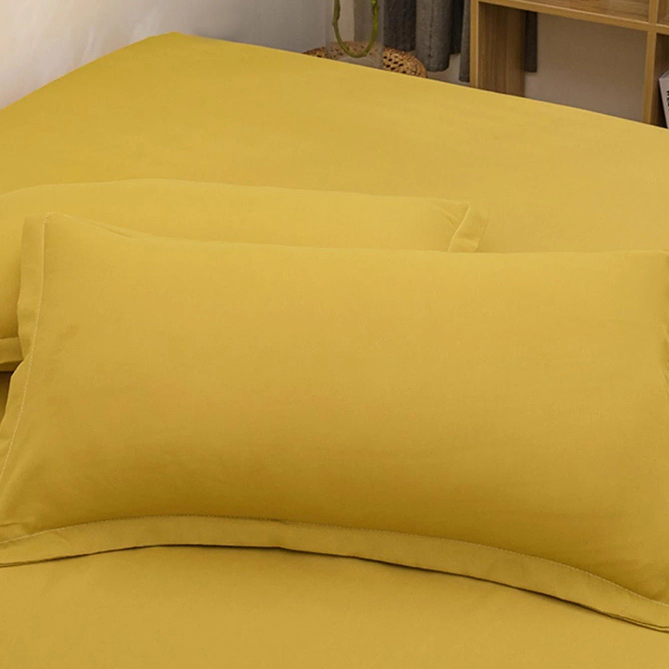 Drap Housse - LinoSoftSheet™ - Jaune - Comptoir du LIT