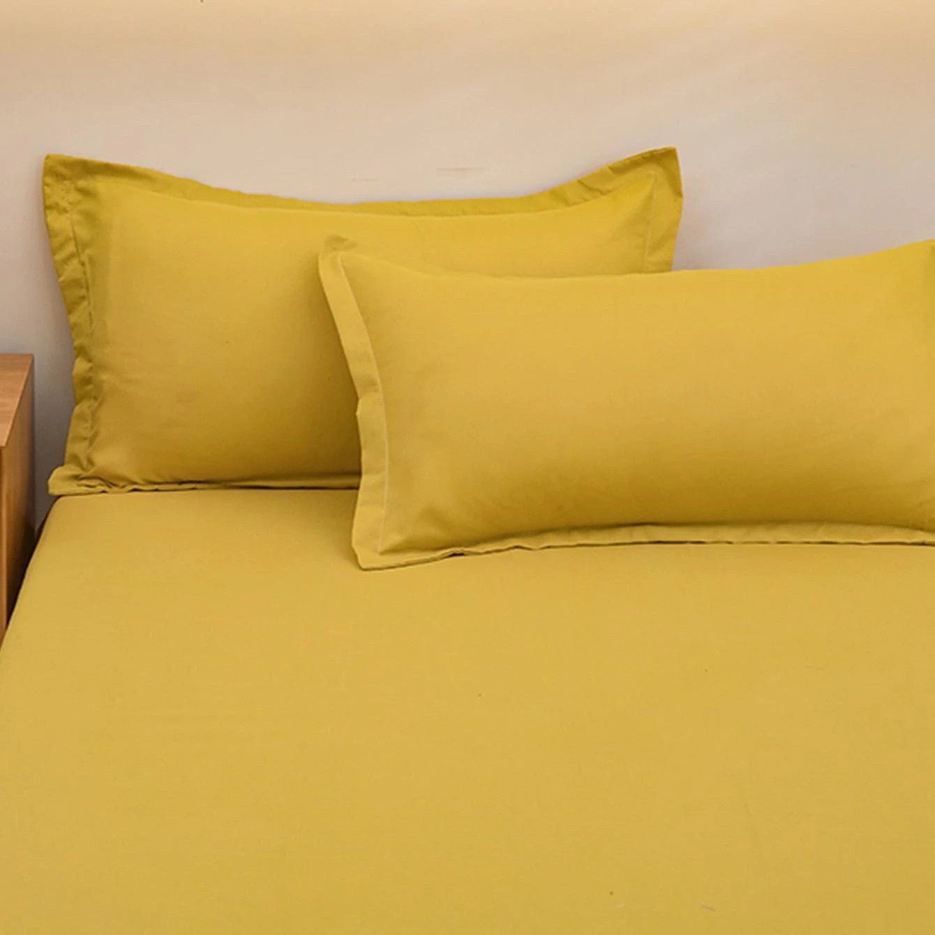 Drap Housse - LinoSoftSheet™ - Jaune - Comptoir du LIT