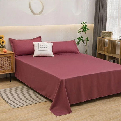 Drap Housse - LinoSoftSheet™ - Prune - Comptoir du LIT