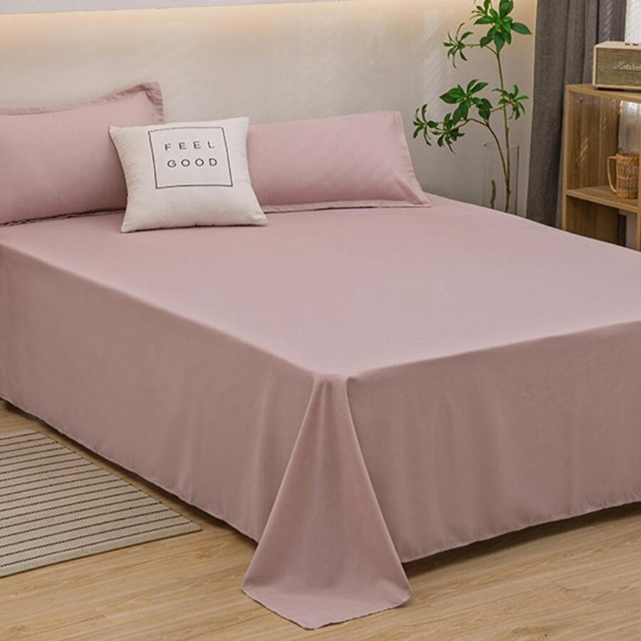 Drap Housse - LinoSoftSheet™ - Rose clair - Comptoir du LIT
