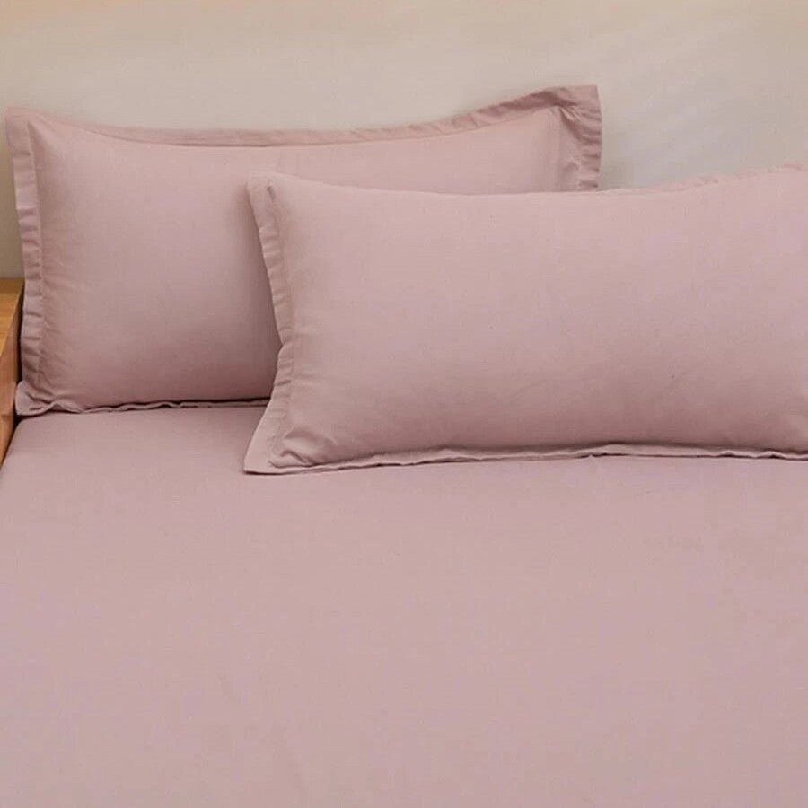 Drap Housse - LinoSoftSheet™ - Rose clair - Comptoir du LIT