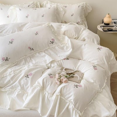 Linge de Lit - RoseDream™ - Blanc - Comptoir du LIT