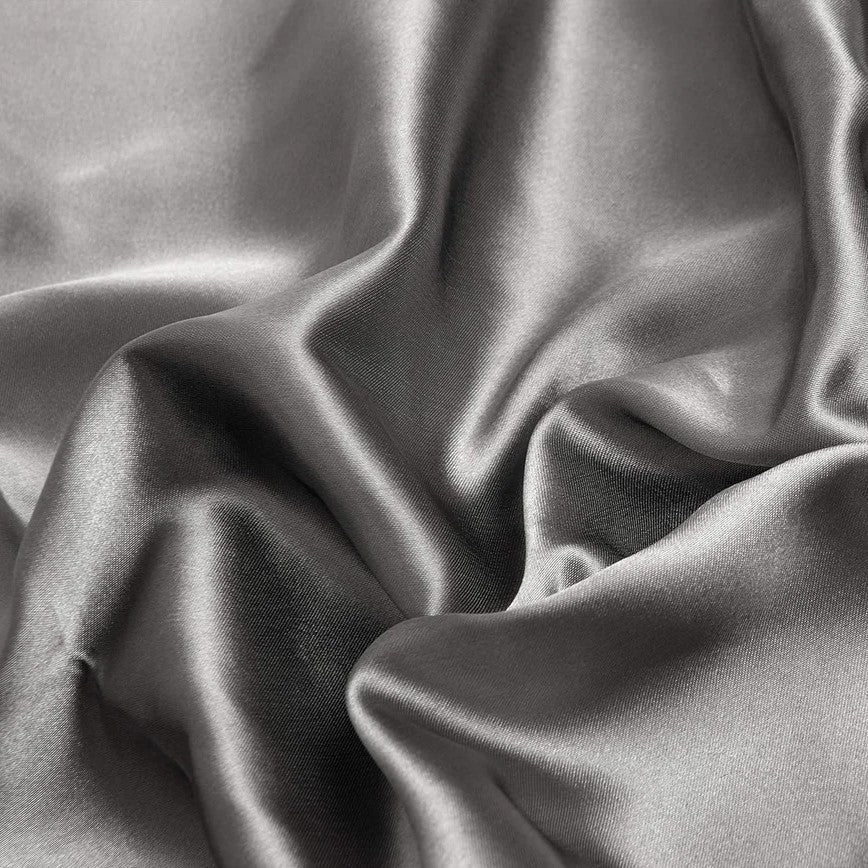 Taie d'Oreiller en Satin - SatinDreamPillow™ - Argenté - Comptoir du LIT