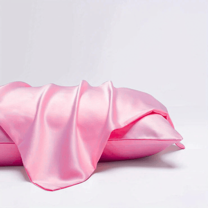 Taie d'Oreiller en Satin - SatinDreamPillow™ - Rose - Comptoir du LIT